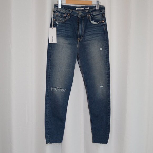 NWT GRLFRND Kendall Super Stretch High-rise Skinny Jean in Fox Fire Sz 28 - Picture 2 of 11